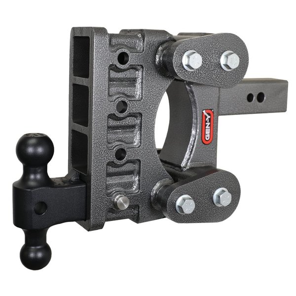 Gen-Y Hitch The BOSS TORSION-FLEX 2.5 Shank 6 Drop 3.5K TW 32K Hitch & GH-0161 Dual-Ball GH-2114